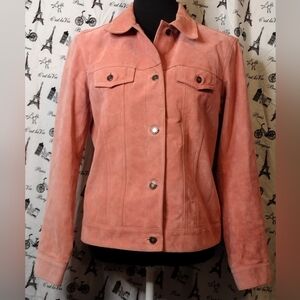 SALMON Suede Jacket